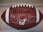 JOHNNY MAJORS TENNESSEE VOLUNTEERS SIGNED LOGO FOOTBALL W COA items in 