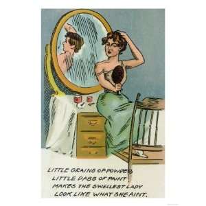 Pin Up Girl, The Truth of Beauty Revealed Giclee Poster 