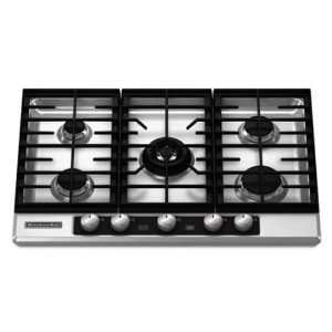  Kitchen Aid Architect II 30 In. Stainless Steel Gas Cooktop 