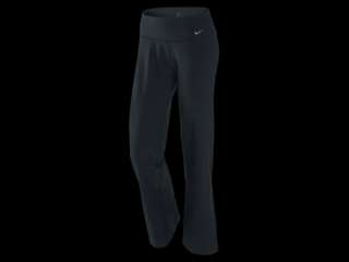 Nike Womens Legend Regular Poly Long Pants Training Running All Black 