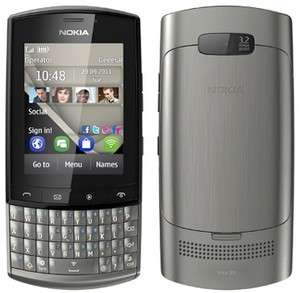 Nokia Asha 303 with Touchscreen & QWERTY Keypad 1GHz Black HSDPA Phone 