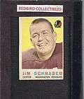 1959 Topps 134 Jim Schrader Redskins EXMT NRMT  