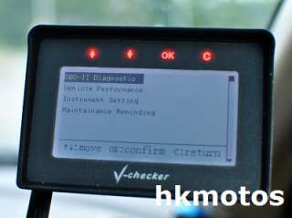 Car OBDII V Checker Diagnostic Scanner Code Reader OBD2  
