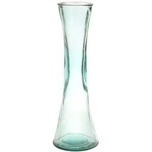  17 Clear Glass Tall Vase, large 
