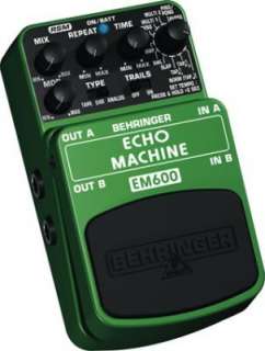 Behringer EM600 Ultimate Echo Modeling Effects Pedal  