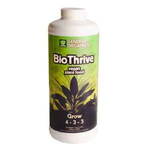    General Organics BioThrive Grow   1 Quart Patio, Lawn & Garden