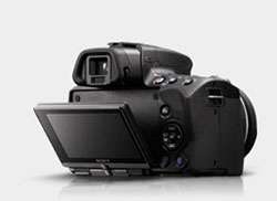 use both the lcd monitor and electronic viewfinder to compose your 