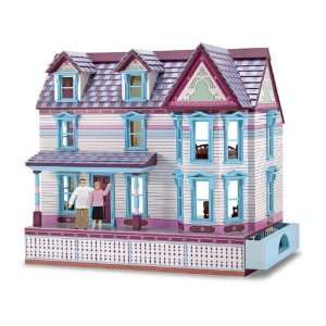   & Doug Deluxe Self Storing Fully Furnished Dollhouse Toys & Games