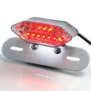  12V LED Amber Red Motorcycle Brake Tail Light Turn Signals 