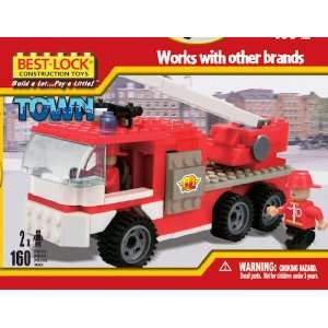  Best Lock Construction Fire Engine Truck LEGO style Toys & Games