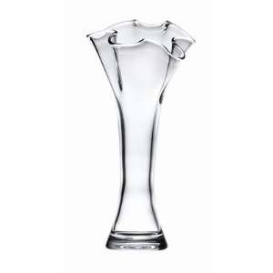  Lenox Crystal Organics Cylinder Vase Large Ruffle