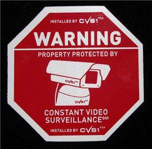 Video Surveillance System Security Camera Stickers CCTV  