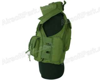 Airsoft Paintball Tactical SDU Body Armor Vest OD  