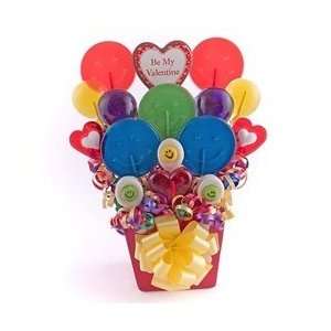 Sending Smiles on Valentines Lollipop Bouquet  Grocery 