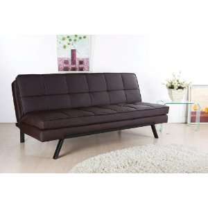  Abbyson Living   Heritage Double Cushion Leather 