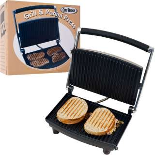 Chef Buddy™ Grill and Panini Press   Non Stick   Fresh Paninis in 