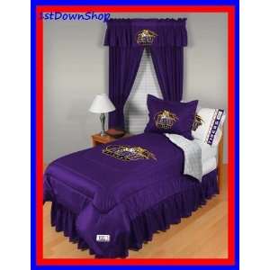   LSU Tigers 5pc LR Queen Comforter/Sheets Bed Set