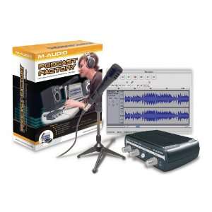  M Audio Podcast Factory Professional Podcasting Solution 