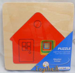 Beleduc Cottage House 5 layer wooden puzzle 01410  