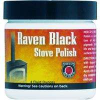 4oz Black Paste Stove Polish,For Castiron Surfaces 12pk  