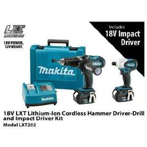 Makita LXT202 Factory Reconditioned 18 Volt LXT Lithium Ion Cordless 