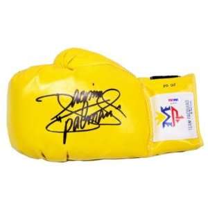  Manny Pacquiao Signed Autographed Yellow Boxing Glove Psa 