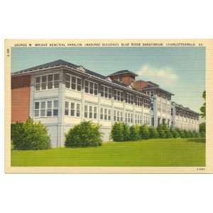  1940s Vintage Postcard Wright Memorial Pavilion (Masonic 