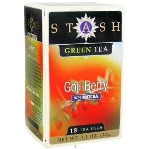  Stash Tea   Premium Goji Berry Green Tea with Matcha   18 Tea 