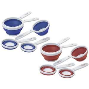Space Saver Collapsible Measuring Cups with Magnets   Set/5  