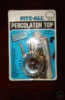 REPLACEMENT PERCOLATOR GLASS TOP **NEW** 077615002460  