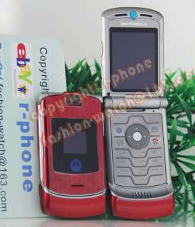 MOTOROLA V3i RAZR Mobile Cellular Phone Unlocked Red  