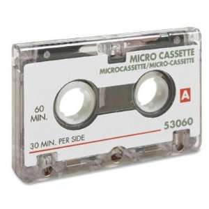  Dictation Cassette, Micro, 60 Minute   Micro; Length 60 