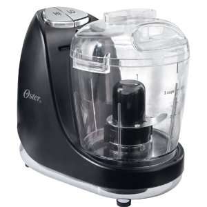 Oster FPSTMC3321 3 Cup Mini Chopper with Whisk, Black  