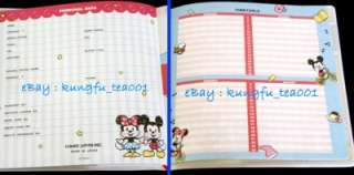   Minnie & Frds Schedule Planner Organizer w Stickers + Memos A  