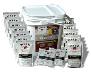 Wise Emergency Meals, Freeze Dried Food   56 Servings 094922302571 