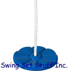   DISC W/ ROPE SWINGSET PLAYGROUND TOY SEAT CHILDREN OUTSIDE 0011  