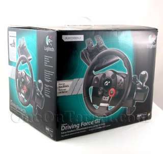 Logitech Driving Force GT Wheel w/Pedals for PS3, PS2  