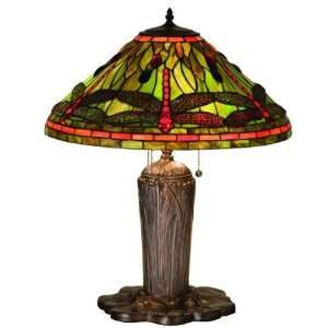 Mosaic Dragonfly Table Lamp 25 Inches H
