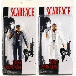 SCARFACE ACTION FIGURES CASE OF 8 BY NECA AL PACINO AS TONY MONTANA 