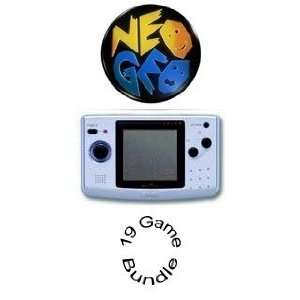  Neo Geo Pocket Color System Blue Bundle w/ 19 Games 