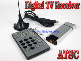USB 2.0 Digital TV Tuner ATSC RECEIVER Recorder Remote  