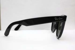 New Ray Ban Wayfarer Black Polarized Sunglasses 54mm RB2140 901/58 54 