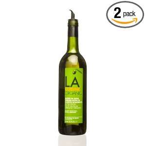   Spanish Organic Extra Virgin Olive Oil, 25.5 Ounce Bottles (Pack of 2