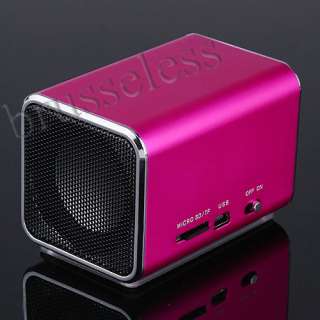 New Music Angel Rechargeable SD/TF Card Speaker Player (Pink)