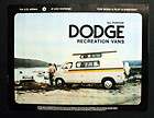 Dodge 1978 Recreational Vehicles Vans Campers Sales For US Military 