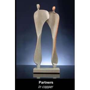 Partners   COPPER Couple Sculpture