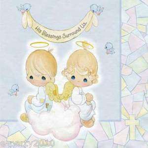 PRECIOUS MOMENTS BABY shower Religious ~ Large NAPKINS 726528139830 
