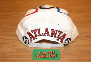 Vintage Coca Cola 1996 Atlanta Olympics snapback hat NWOT Coke  