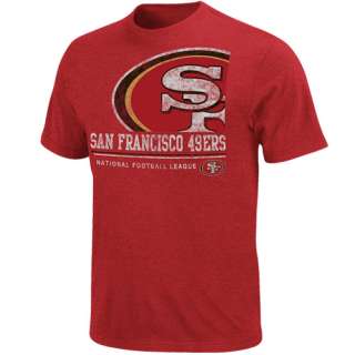 San Francisco 49ers Submariner Heathered T Shirt   Red 718268537366 