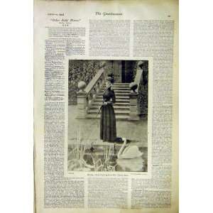  Dorothy Painting Rev. Sebastin Gates Old Print 1892